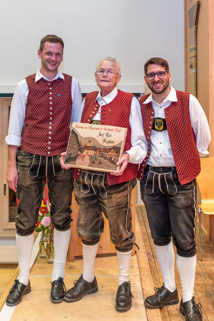 Guido Fuchs, Josef Rast und Fabian Hege v. l.